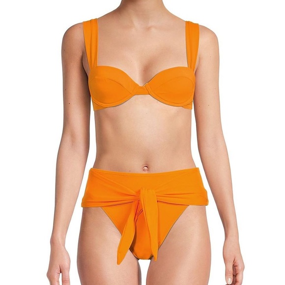 WeWoreWhat Bikini Set 82H Carrot - Picture 3 of 7